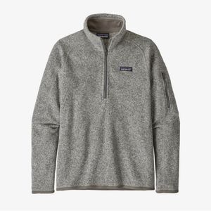 Women's Patagonia Better Sweater 1/4 Zip Fleece Birch White XS